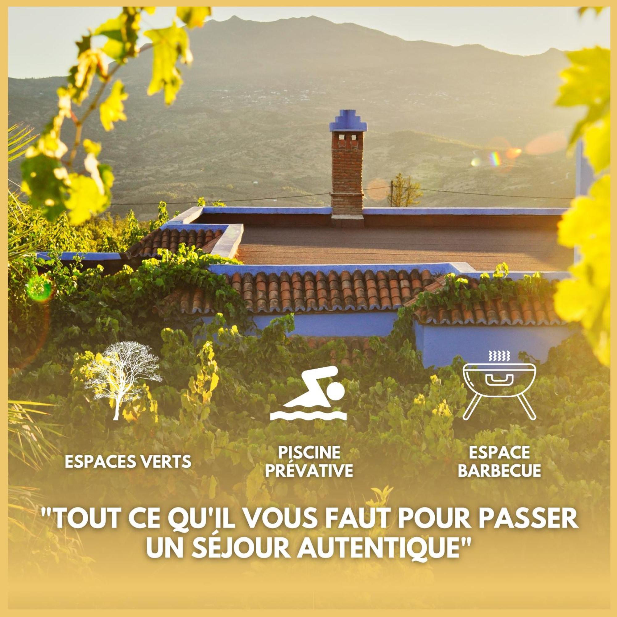 Villa Authentique Avec Vue Panoramique A 3 Km De Chefchaouen Esterno foto